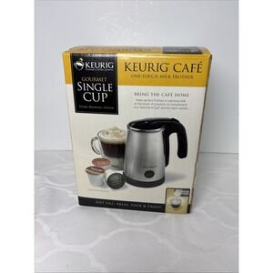 Keurig LM-150P Milk Frother Café One-Touch Electric Hot Froth Stainless Steel